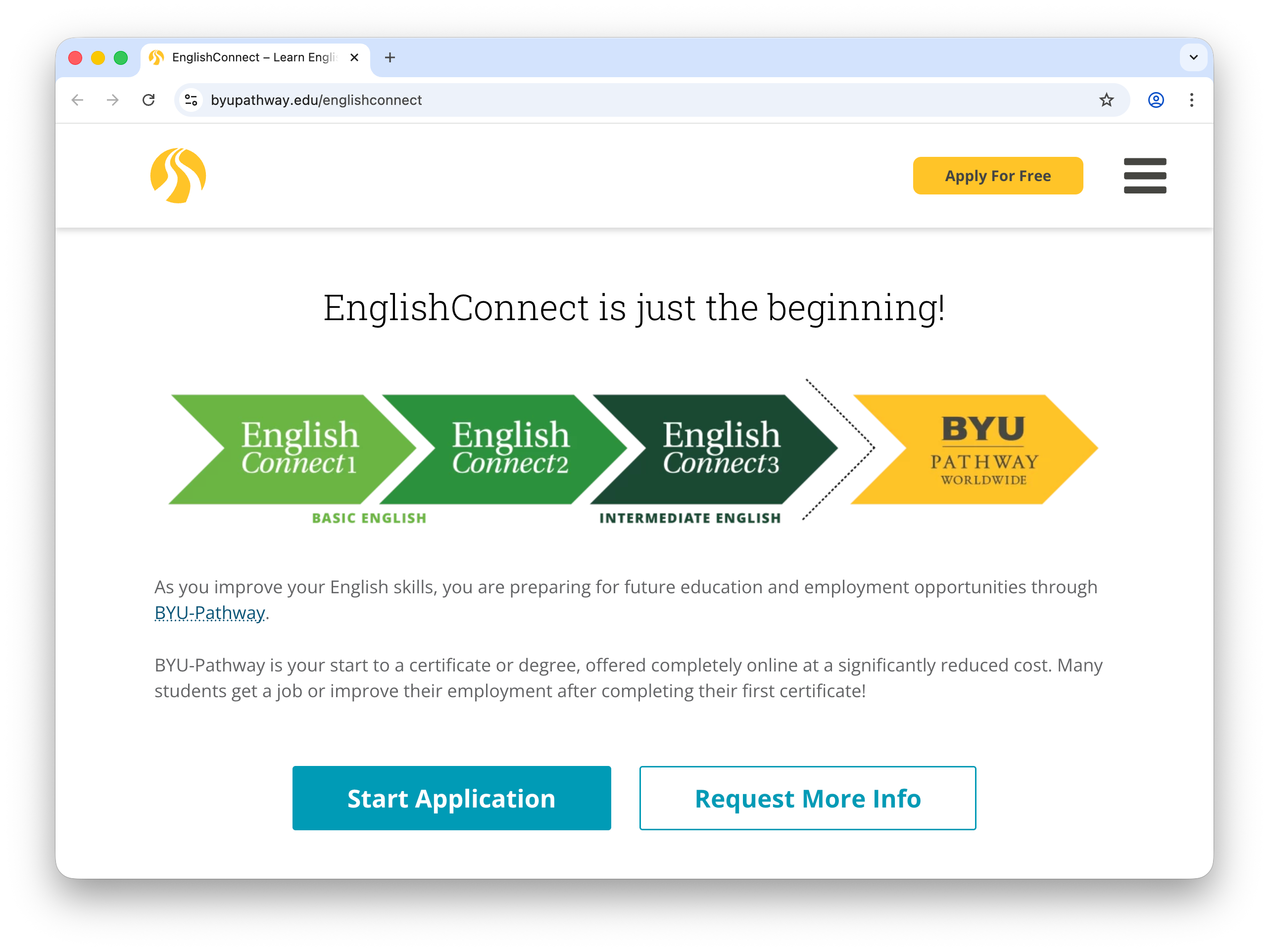 BYU Pathway — English Connect — case study